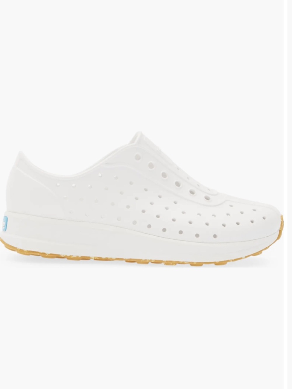 NATIVE Sneakers NEW Robbie Sugarlite Slip On Water White Little Girls Size J3